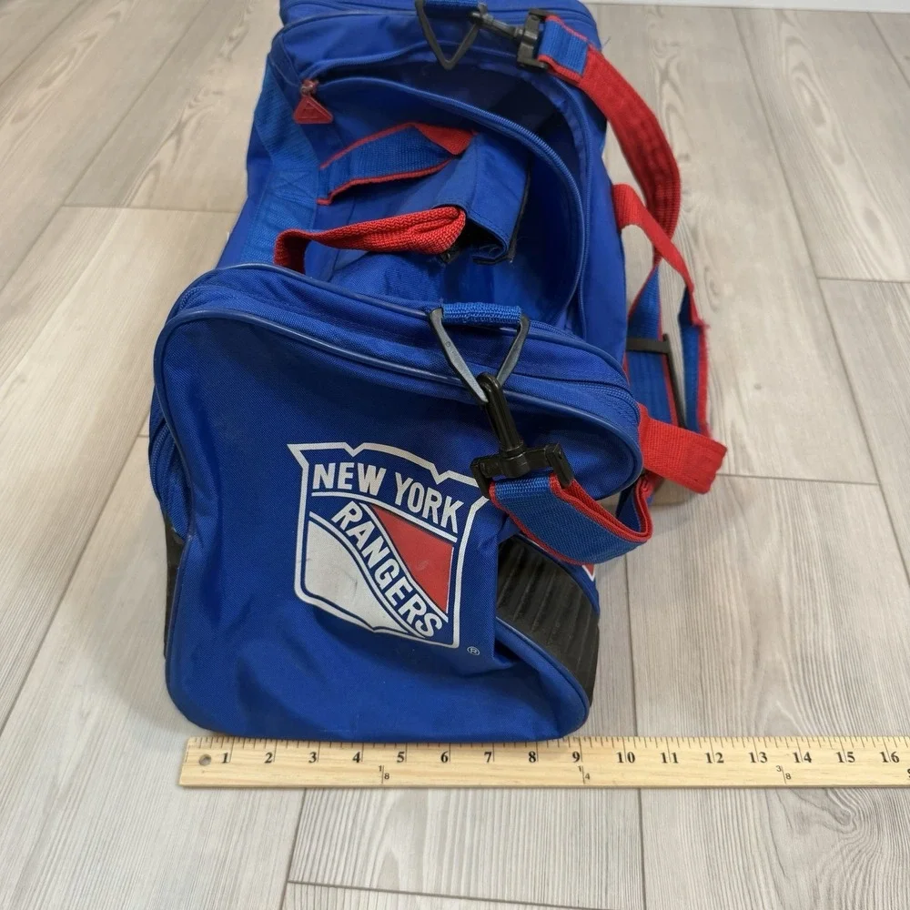 New York Rangers Apex One Duffel Bag Vintage Logo NHL 90s Nylon